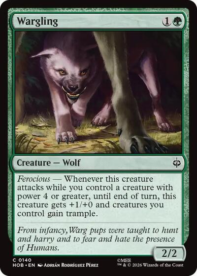 Wargling (The Hobbit) Near Mint