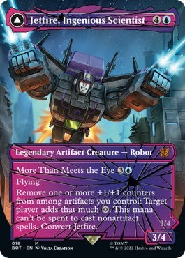 Jetfire, Ingenious Scientist (Shattered Glass) (Universes Beyond: Transformers) Near Mint