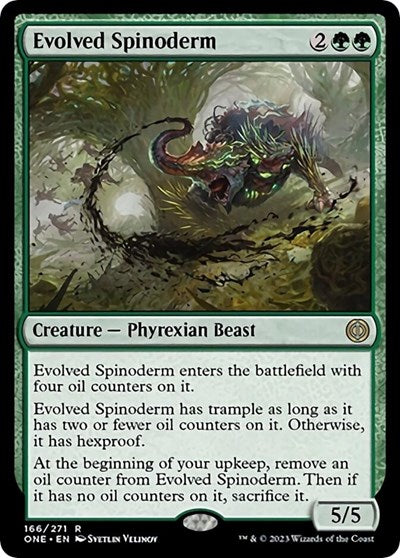 Evolved Spinoderm (Phyrexia: All Will Be One) Near Mint Foil