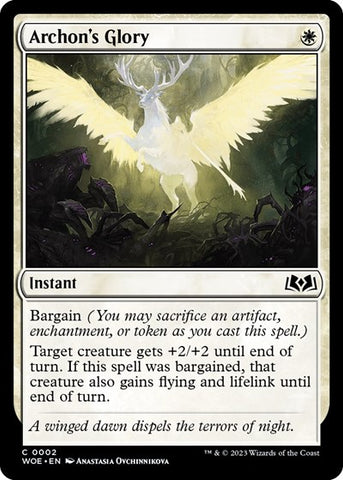 Archon's Glory (Wilds of Eldraine) Near Mint
