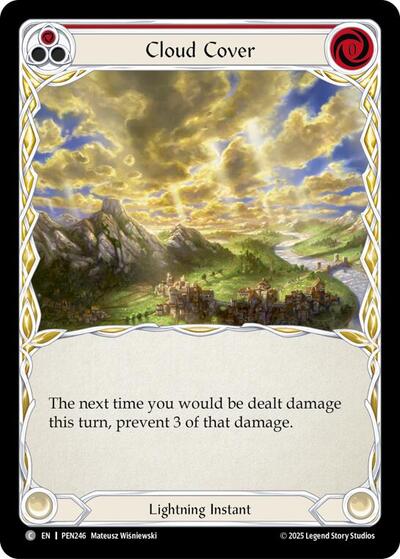 Cloud Cover (Red) (Compendium of Rathe) Near Mint Foil