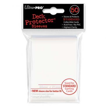 Standard Deck Protectors White (50-Pack) (Ultra Pro) New