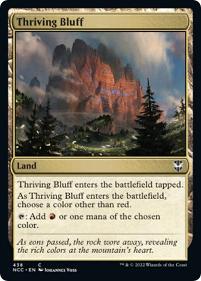 Thriving Bluff (Commander: Streets of New Capenna) Near Mint