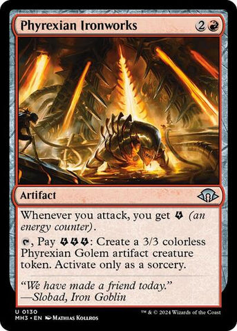 Phyrexian Ironworks (Modern Horizons 3) Near Mint Foil