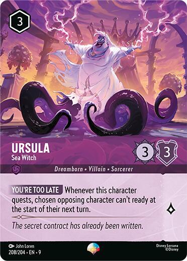 Ursula - Sea Witch (Epic) (Fabled) Near Mint Holofoil