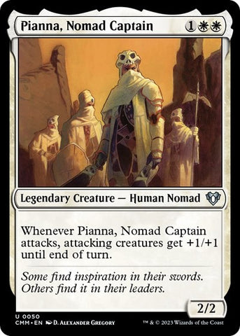 Pianna, Nomad Captain (Commander Masters) Near Mint Foil