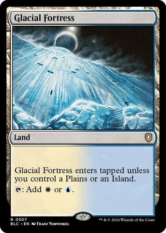 Glacial Fortress (Commander: Bloomburrow) Near Mint