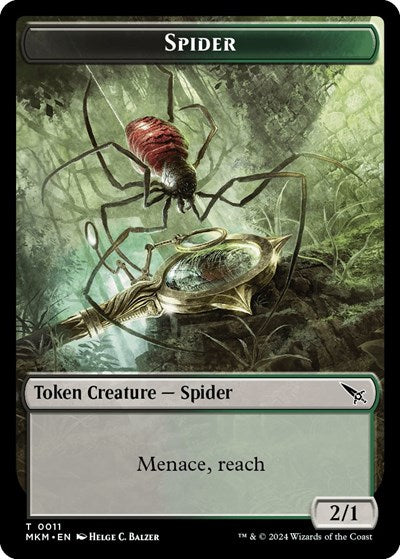 Spider Token (Murders at Karlov Manor) Near Mint