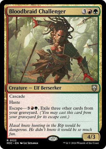 Bloodbraid Challenger (Commander: Modern Horizons 3) Near Mint