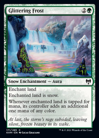 Glittering Frost (Kaldheim) Near Mint Foil