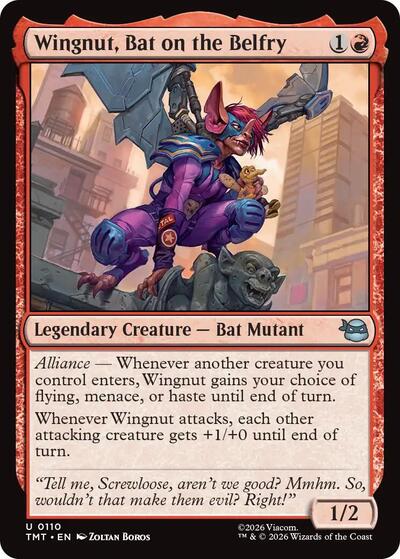 Wingnut, Bat on the Belfry (Teenage Mutant Ninja Turtles) Near Mint