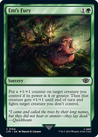 Ent's Fury (Universes Beyond: The Lord of the Rings: Tales of Middle-earth) Near Mint Foil