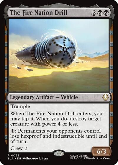 The Fire Nation Drill (Avatar: The Last Airbender) Near Mint Foil