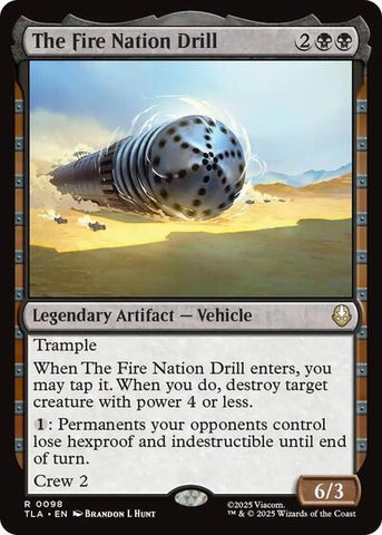 The Fire Nation Drill (Avatar: The Last Airbender) Near Mint Foil