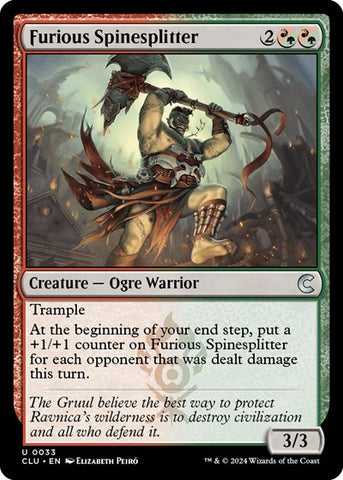 Furious Spinesplitter (Ravnica: Clue Edition) Near Mint