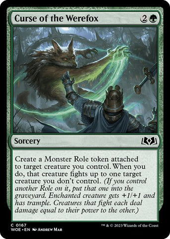 Curse of the Werefox (Wilds of Eldraine) Near Mint