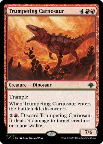 Trumpeting Carnosaur (The Lost Caverns of Ixalan) Near Mint
