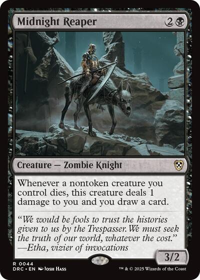 Midnight Reaper (Commander: Aetherdrift) Near Mint