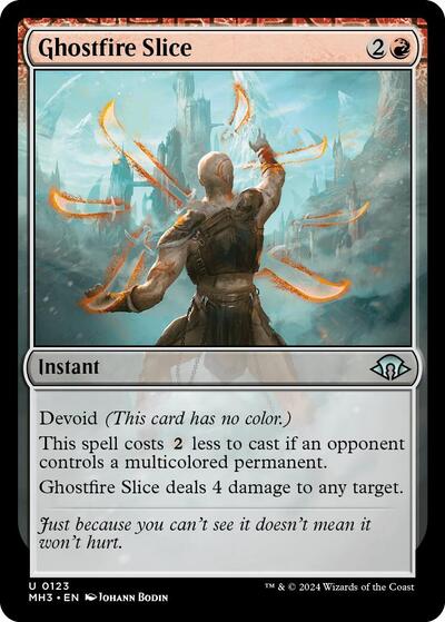 Ghostfire Slice (Modern Horizons 3) Near Mint Foil