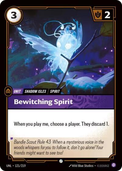 Bewitching Spirit (Unleashed) Near Mint Foil