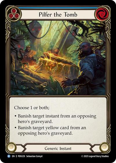 Pilfer The Tomb (Blue) (Compendium of Rathe) Near Mint Foil