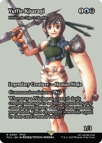 Yuffie Kisaragi - Yuriko, the Tiger's Shadow (Showcase) (Universes Beyond: FINAL FANTASY: Through the Ages) Near Mint