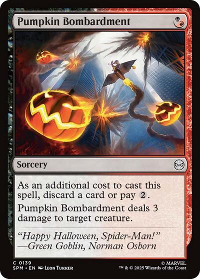 Pumpkin Bombardment (Marvel's Spider-Man) Near Mint Foil