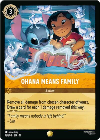 Ohana Means Family (Winterspell) Near Mint Cold Foil