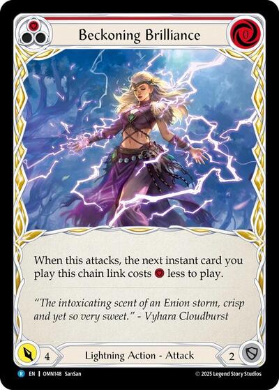Beckoning Brilliance (Omens of the Third Age) Near Mint Foil