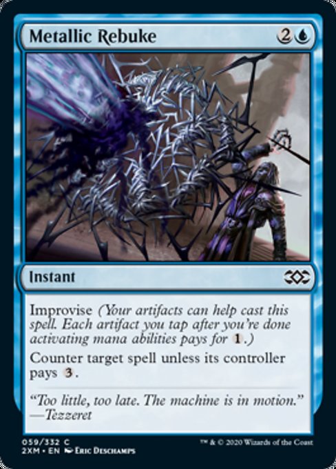 Metallic Rebuke (Double Masters) Near Mint