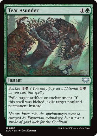 Tear Asunder (Commander: Edge of Eternities) Near Mint