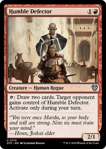 Humble Defector (Commander: Outlaws of Thunder Junction) Near Mint