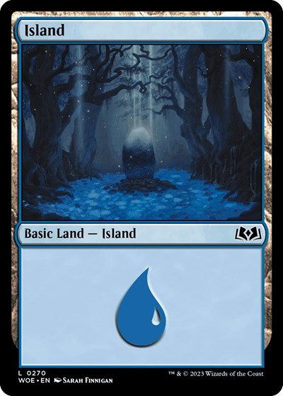 Island (0270) (Wilds of Eldraine) Near Mint Foil