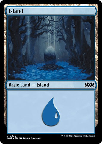 Island (0270) (Wilds of Eldraine) Near Mint Foil