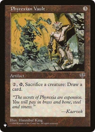 Phyrexian Vault (The List) Near Mint