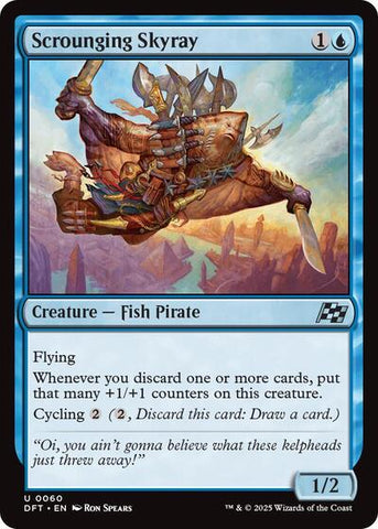 Scrounging Skyray (Aetherdrift) Near Mint