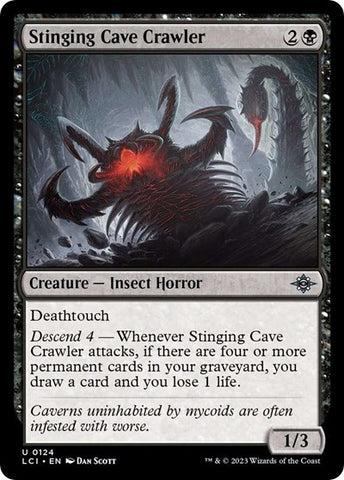 Stinging Cave Crawler (The Lost Caverns of Ixalan) Near Mint Foil