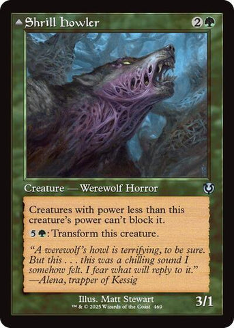 Shrill Howler (Retro Frame) (Innistrad Remastered) Near Mint Foil