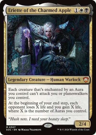 Eriette of the Charmed Apple (Commander: Secrets of Strixhaven) Near Mint