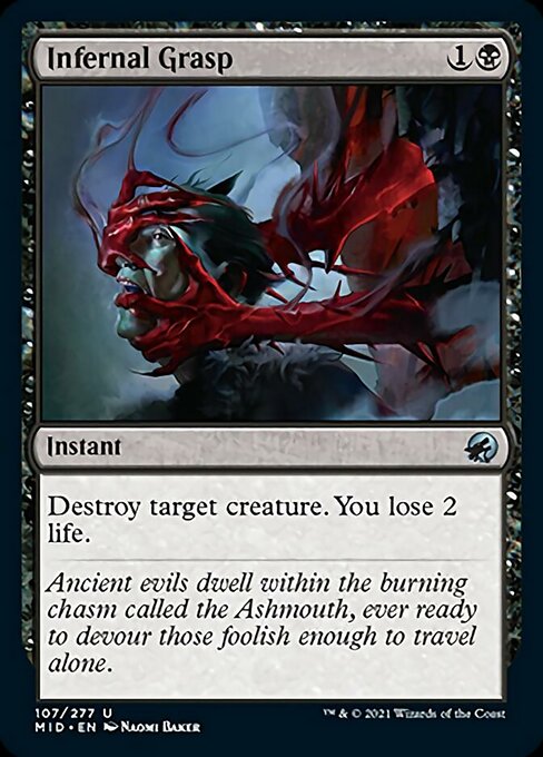 Infernal Grasp (Innistrad: Midnight Hunt) Near Mint