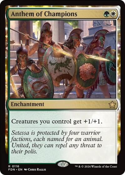 Anthem of Champions (Foundations) Near Mint