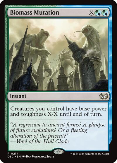 Biomass Mutation (Commander: Duskmourn: House of Horror) Near Mint