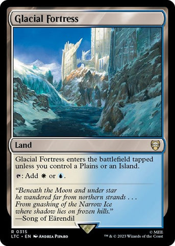 Glacial Fortress (Commander: The Lord of the Rings: Tales of Middle-earth) Near Mint