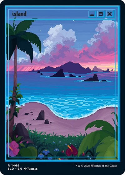 Island (1469) (Secret Lair) Near Mint