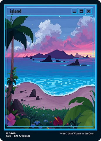 Island (1469) (Secret Lair) Near Mint
