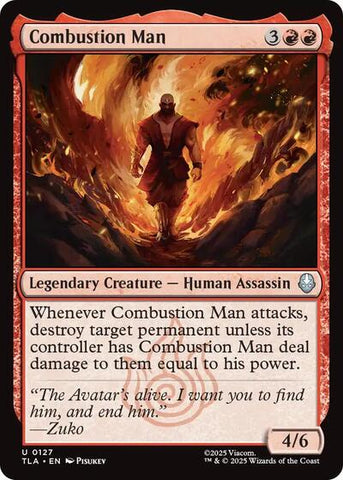 Combustion Man (Avatar: The Last Airbender) Near Mint Foil