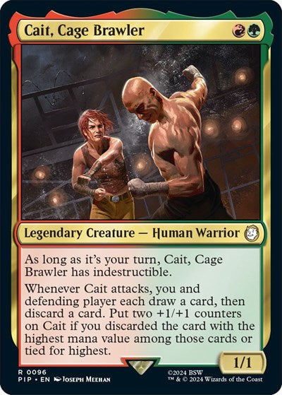 Cait, Cage Brawler (Universes Beyond: Fallout) Near Mint