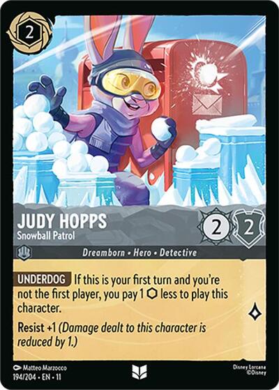 Judy Hopps - Snowball Patrol (Winterspell) Near Mint