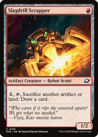 Slagdrill Scrapper (Edge of Eternities) Near Mint