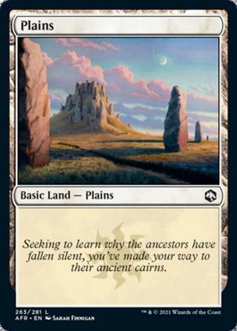 Plains (263) (Adventures in the Forgotten Realms) Near Mint